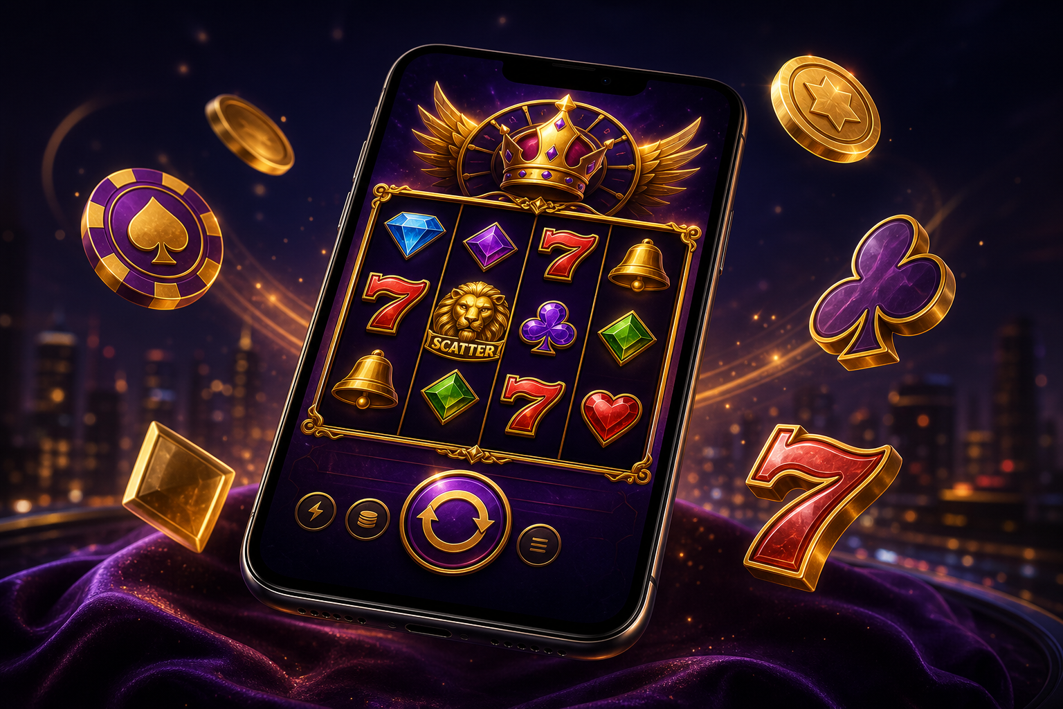 Mobile SlotsGem Boni und Freispiele auf dem Smartphone